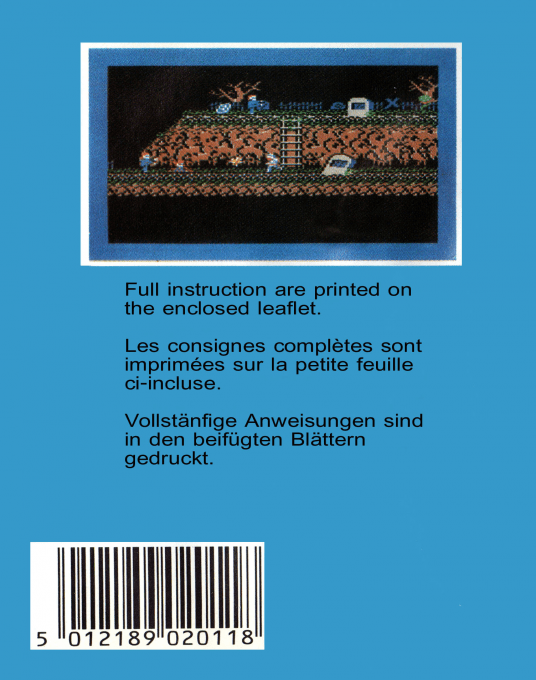 Ghosts 'n Goblins — box-2D-back (EU)