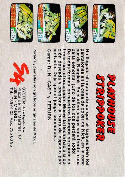 Playhouse Strippoker — box-2D-back (SP)
