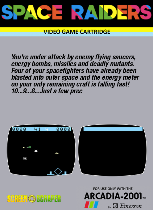 Space Raiders — box-2D-back (US)