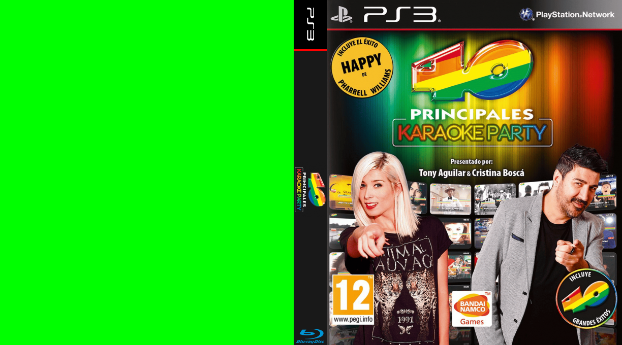 40 Principales, Los - Karaoke Party — box-texture (EU)