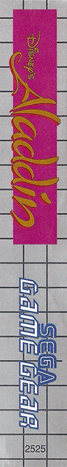 Disney's Aladdin — box-2D-side (EU)