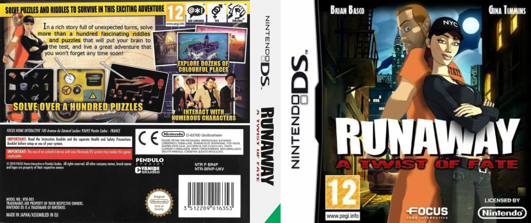 Runaway - A Twist of Fate — box-texture (EU)