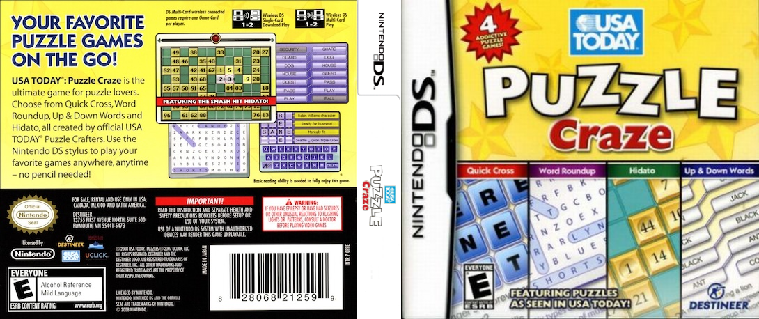 USA Today - Puzzle Craze — box-texture (US)