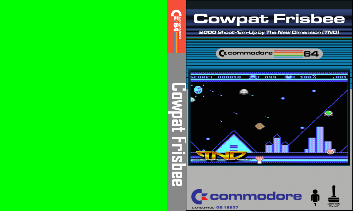 Cowpat Frisbee — box-texture (CUS)