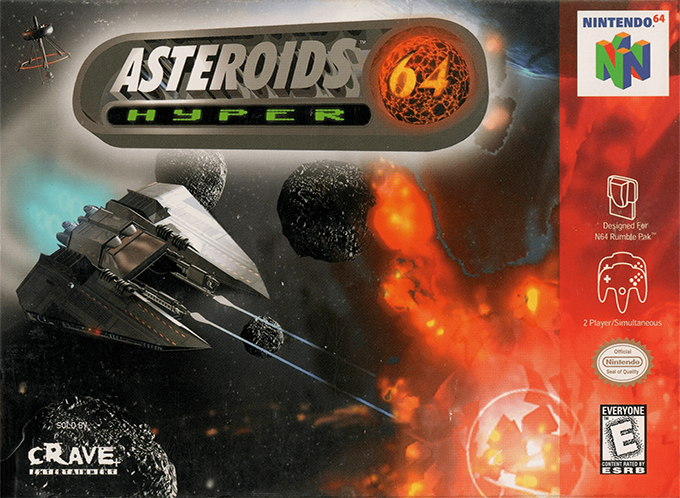 Asteroids 64 box art