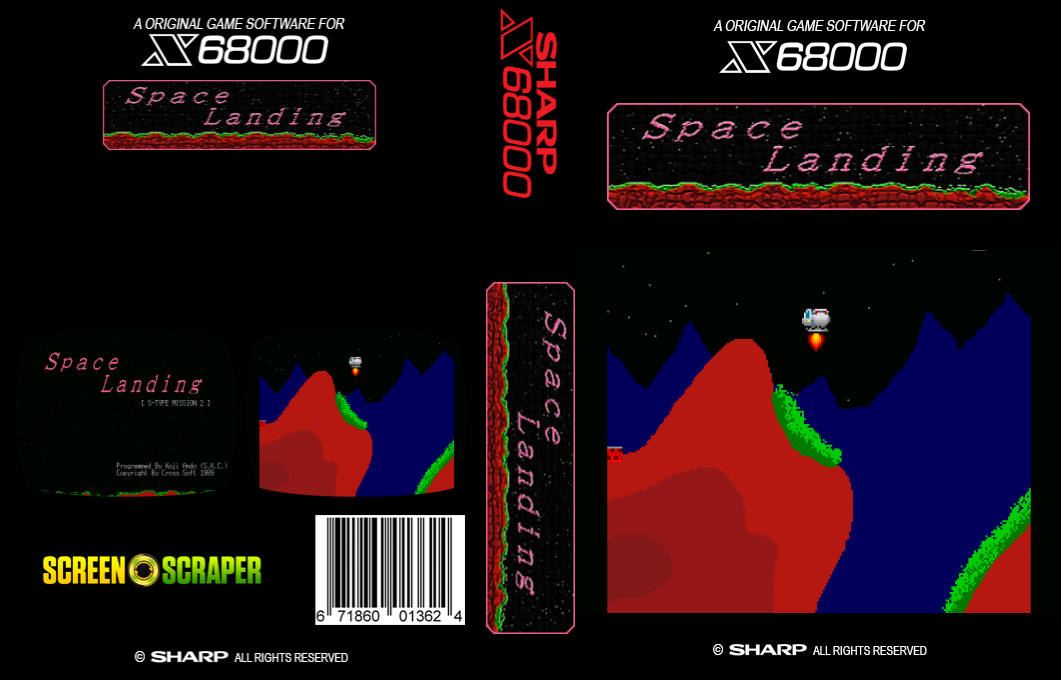 Space Landing S-type Mission 2 — box-texture (SS)