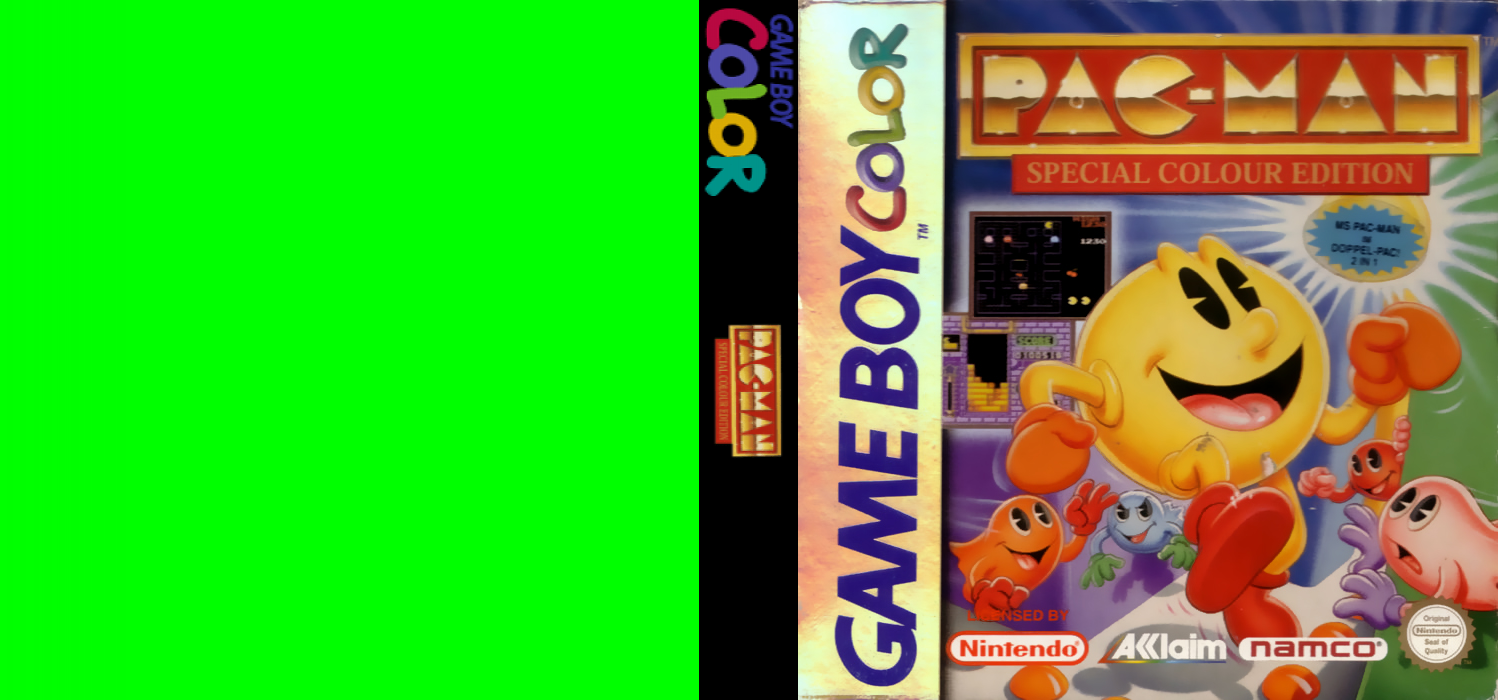 Pac-man - Special Color Edition — box-texture (EU)