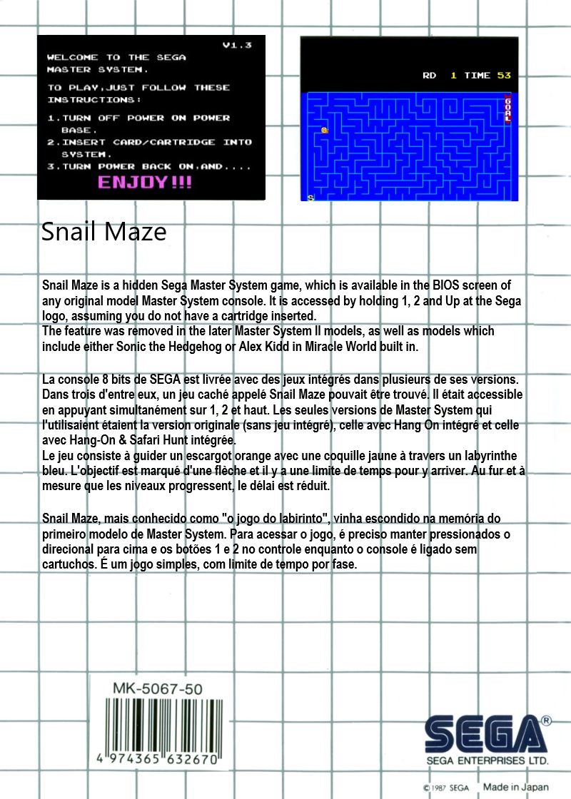 Snail Maze — box-2D-back (EU)