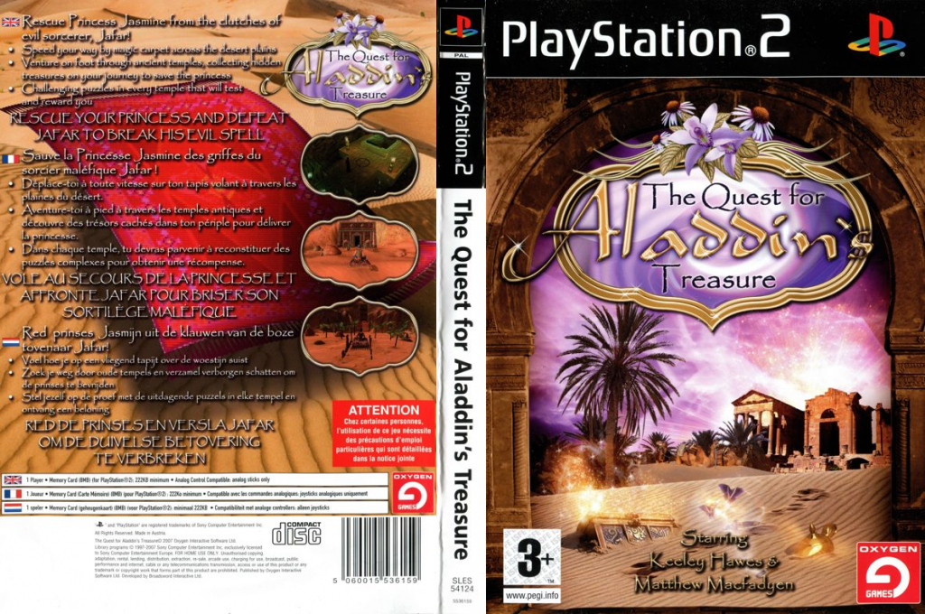 Quest For Aladdin's Treasure, The — box-texture (EU)