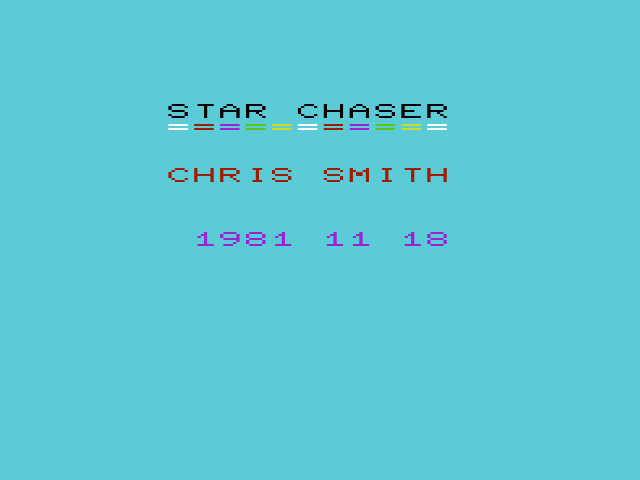 Star Chaser — sstitle (WOR)