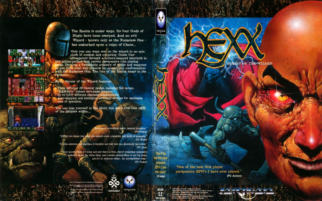 Hexx - Heresy Of The Wizard — box-texture (US)