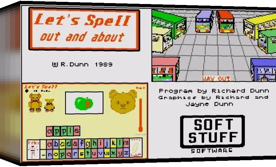 Let's Spell Out And About — box-3D (WOR)