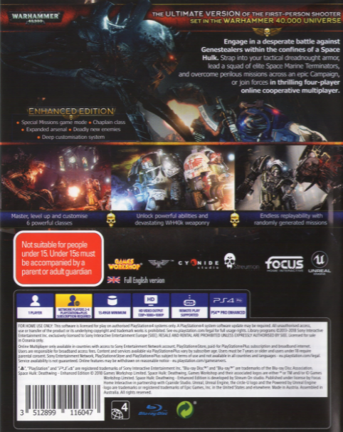 Space Hulk - Deathwing - Enhanced Edition — box-2D-back (AU)