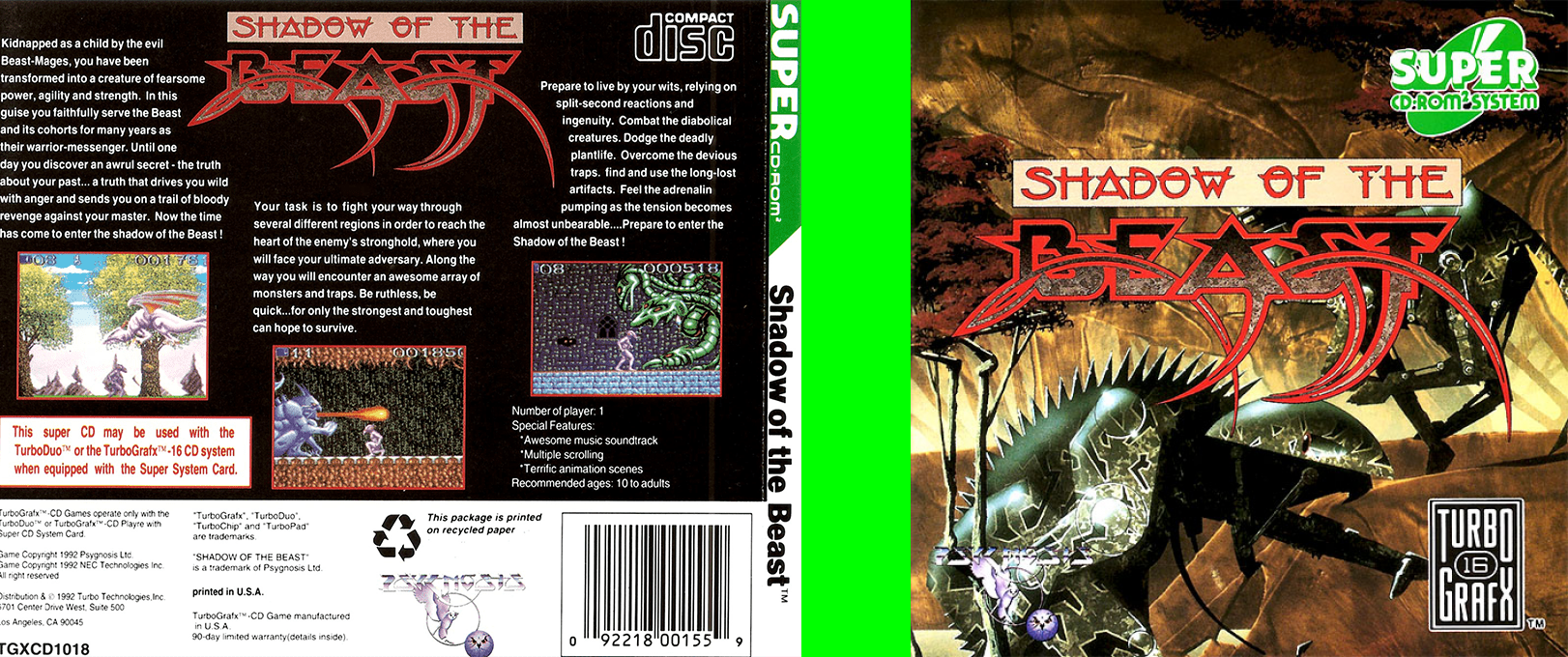 Shadow Of The Beast — box-texture (US)