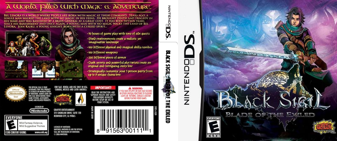 Black Sigil - Blade of the Exiled — box-texture (US)