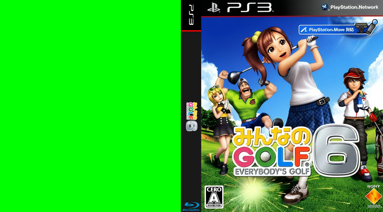 Minna no Golf 6 — box-texture (JP)