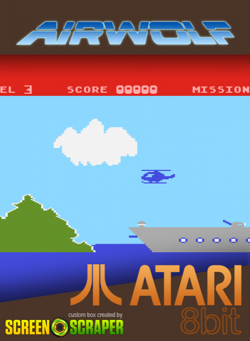 Airwolf — box-2D (SS)