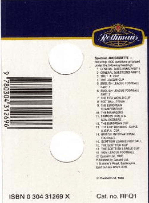 Rothmans Football Quick Quiz — box-2D-back (WOR)