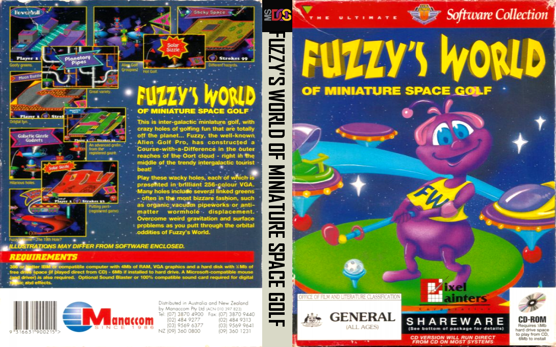 Fuzzy's World Of Miniature Space Golf — box-texture (AU)