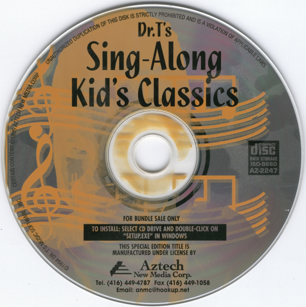 Dr. T's Sing-A-Long Kid's Classics — support-2D (WOR)