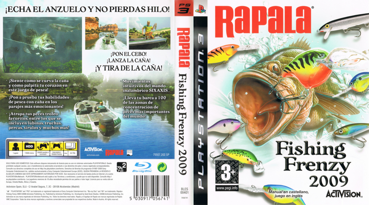 Rapala Fishing Frenzy 2009 — box-texture (SP)