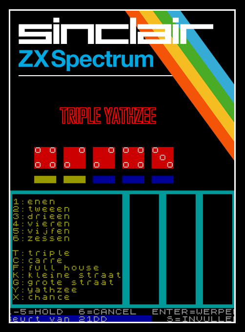 Triple Yathzee box art