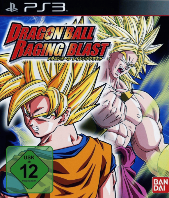 Dragon Ball - Raging Blast — box-2D (DE)