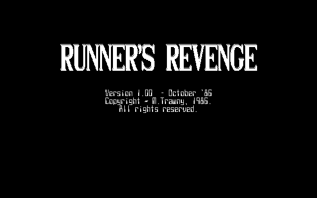 Runner's Revenge — sstitle (WOR)