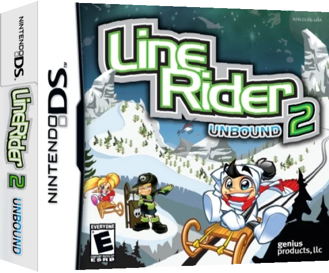 Line Rider 2 - Unbound — box-3D (US)