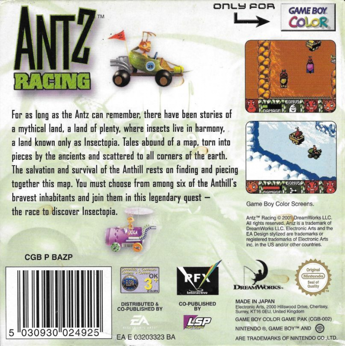 Antz Racing — box-2D-back (EU)
