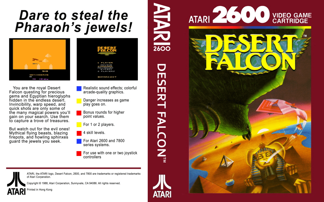 Desert Falcon — box-texture (US)