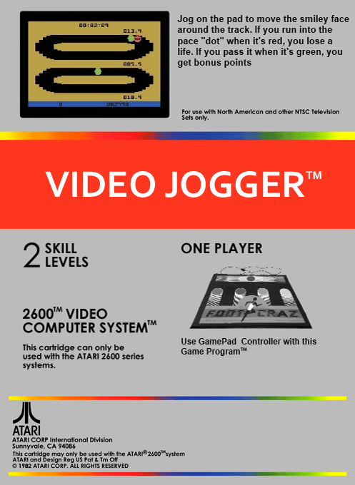 Video Jogger — box-2D-back (US)