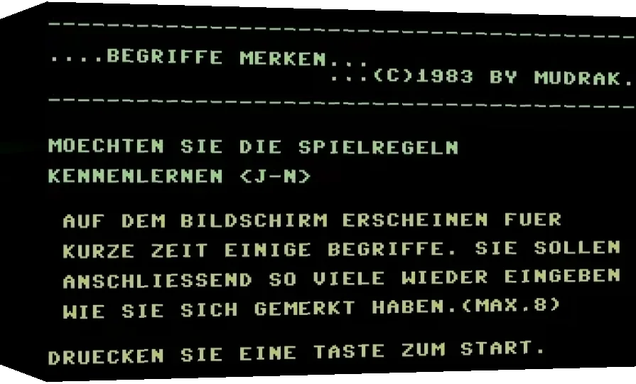 Begriffe merken — box-3D (WOR)