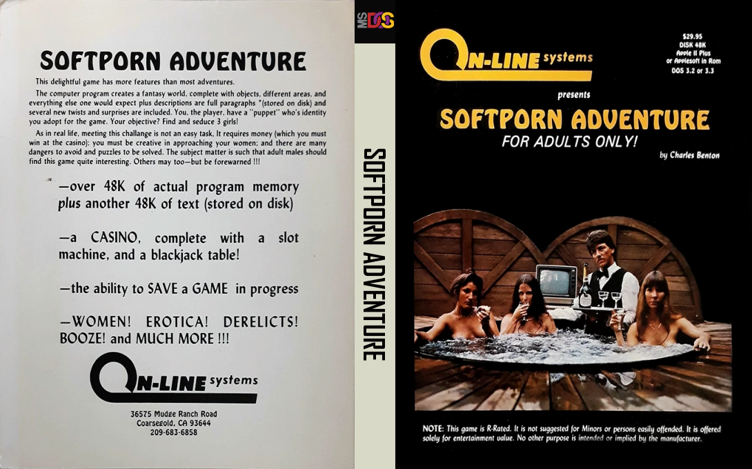 Softporn Adventure — box-texture (US)