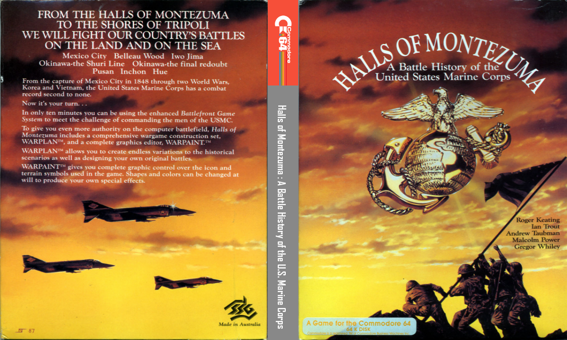 Halls of Montezuma - A Battle History of the U.S. Marine Corps — box-texture (EU)