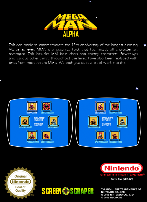 MegaMan : Alpha — box-2D-back (SS)