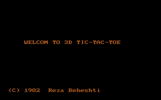 3-D Tic-Tac-Toe — sstitle (WOR)