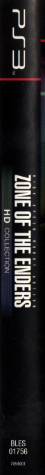 Zone of the Enders HD Collection — box-2D-side (FR)