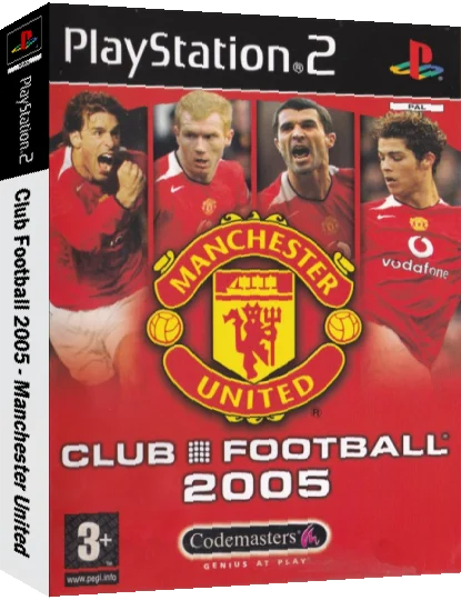 Club Football 2005 - Manchester United — box-3D (EU)