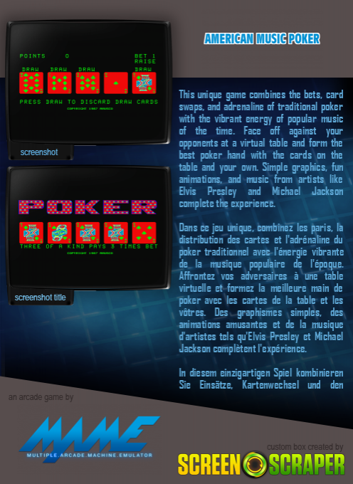American Music Poker — box-2D-back (SS)