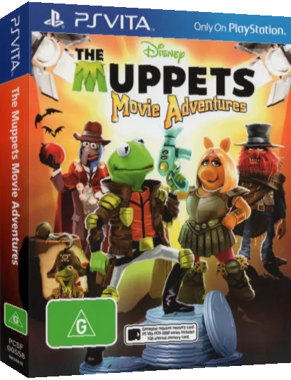 Muppets Movie, The - Adventures — box-3D (AU)