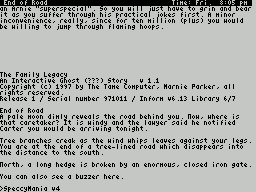 ZxZvm - The Family Legacy - An Interactive Ghost Story — ss (WOR)