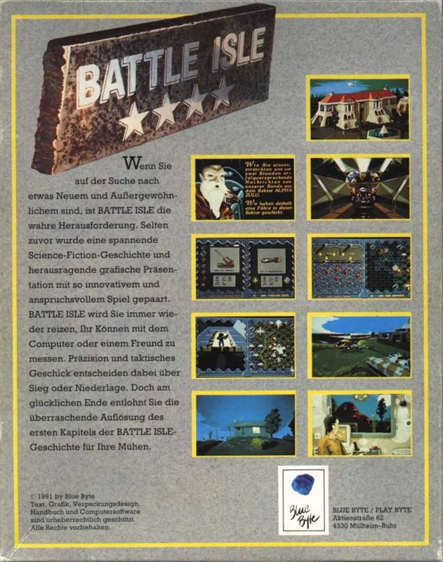 Battle Isle — box-2D-back (DE)