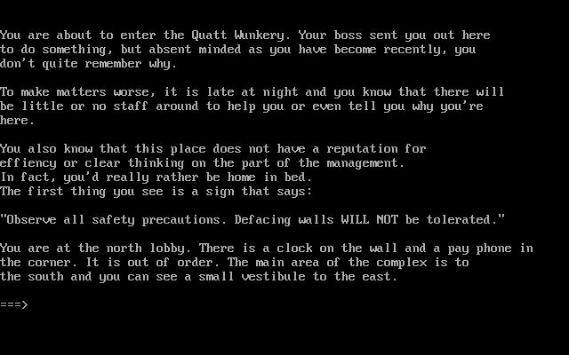 Trouble at the Quatt Wunkery — ss (WOR)