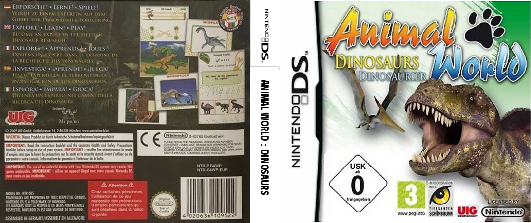 Animal World - Dinosaurs — box-texture (EU)