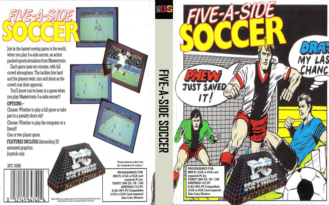 Five-A-Side Soccer — box-texture (US)