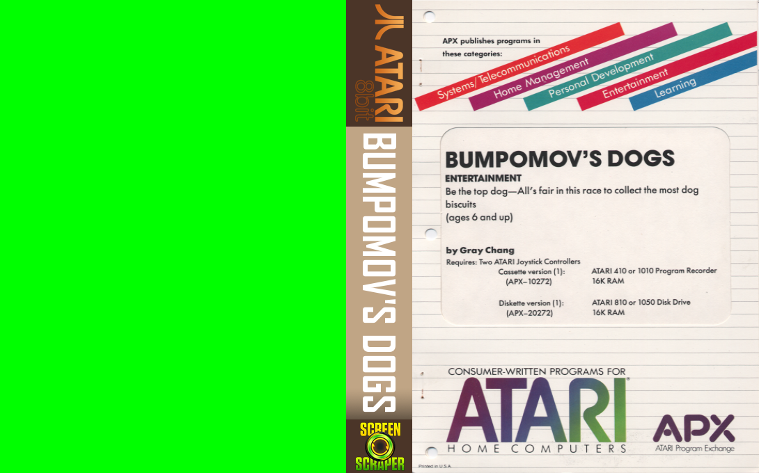 Bumpomov's Dogs — box-texture (US)