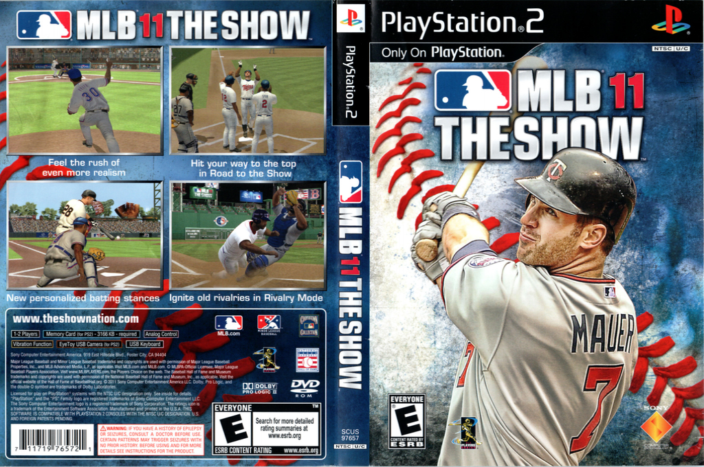 MLB 11 - The Show — box-texture (US)