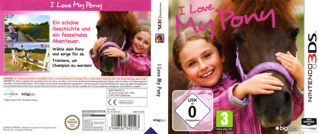 I Love My Pony — box-texture (DE)