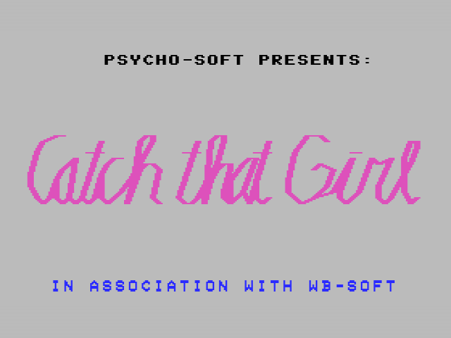 Catch That Girl — sstitle (WOR)